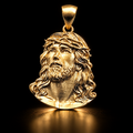 10K Gold Jesus Crown of Thorns Pendant